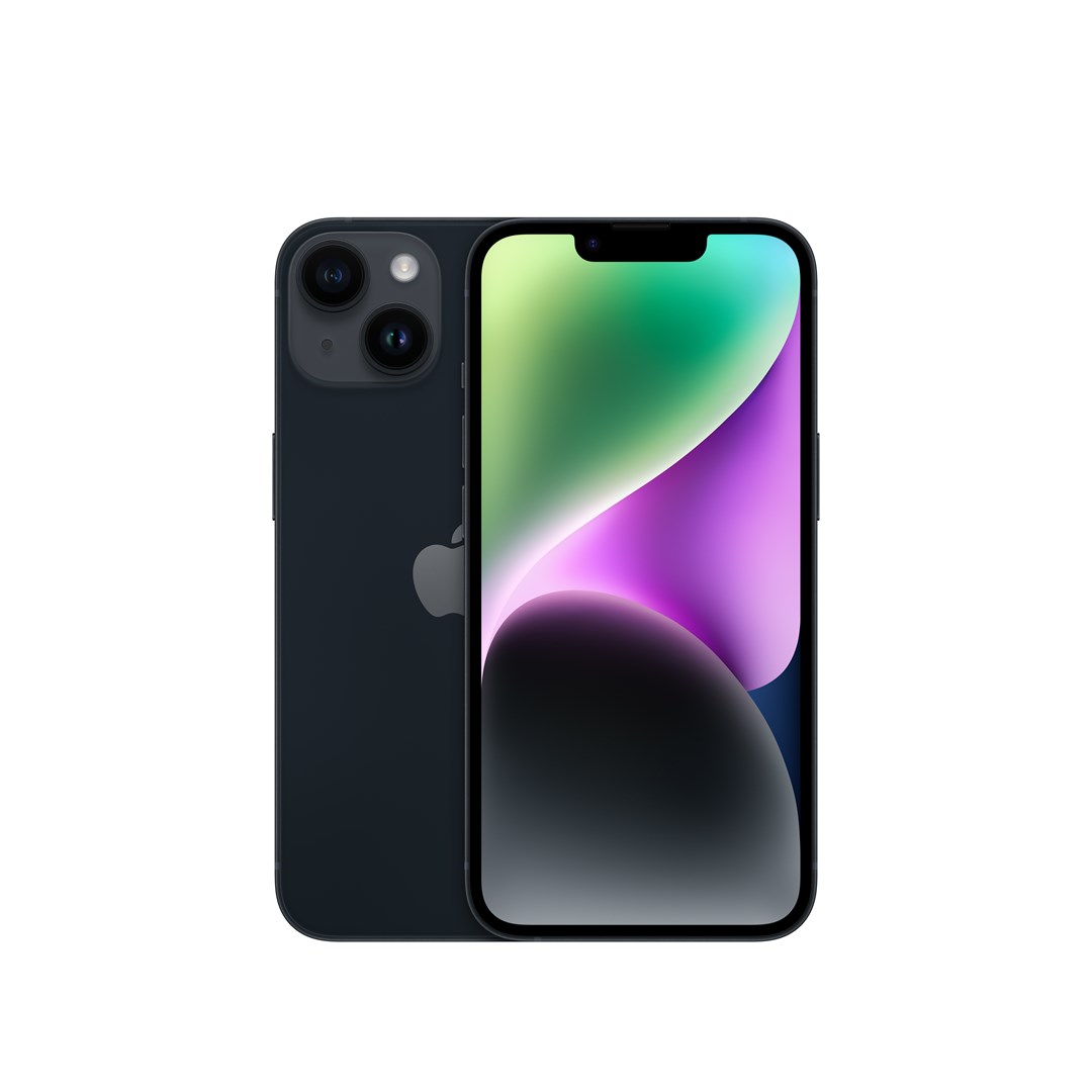 Apple iPhone 14 15.5 cm (6.1") Dual SIM iOS 16 5G 128 GB Black Apple iPhone 14 15.5 cm (6.1") Dual SIM iOS 16 5G 128 GB Black