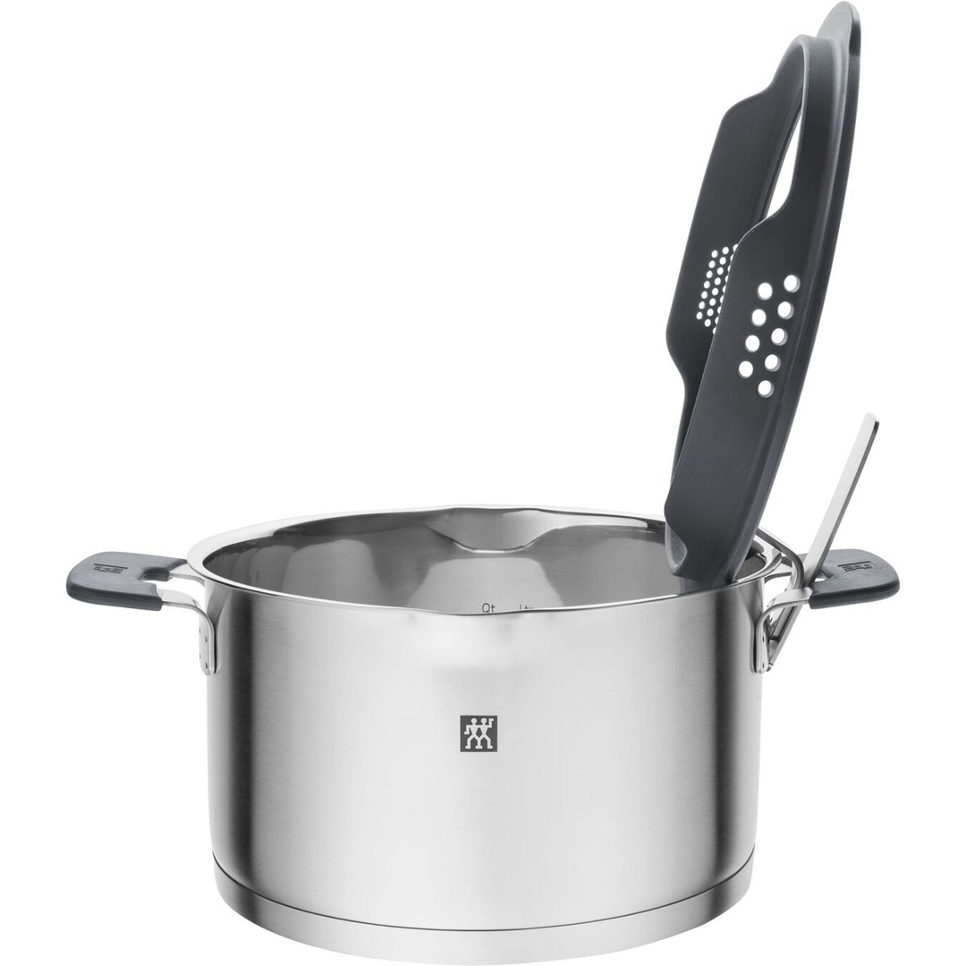 ZWILLING SIMPLIFY 66870-004-0 Pots set Stainless steel 4 pcs. Silver Black ZWILLING SIMPLIFY 66870-004-0 Pots set Stainless steel 4 pcs. Silver Black