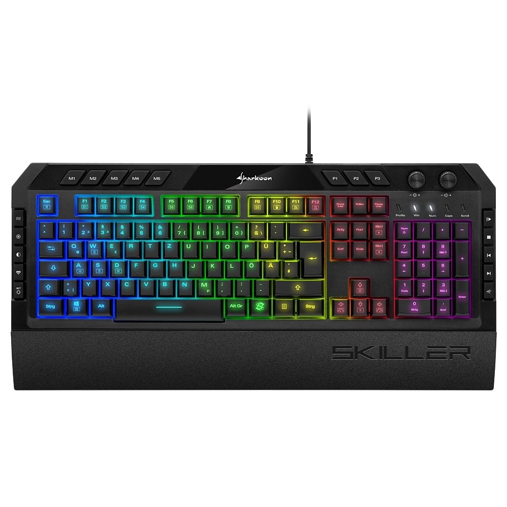 Sharkoon Skiller SGK5 keyboard Gaming USB QWERTZ German Black Sharkoon Skiller SGK5 keyboard Gaming USB QWERTZ German Black