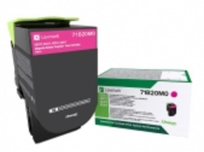 Lexmark 71B20M0 toner cartridge 1 pc(s) Original Magenta Lexmark 71B20M0 toner cartridge 1 pc(s) Original Magenta