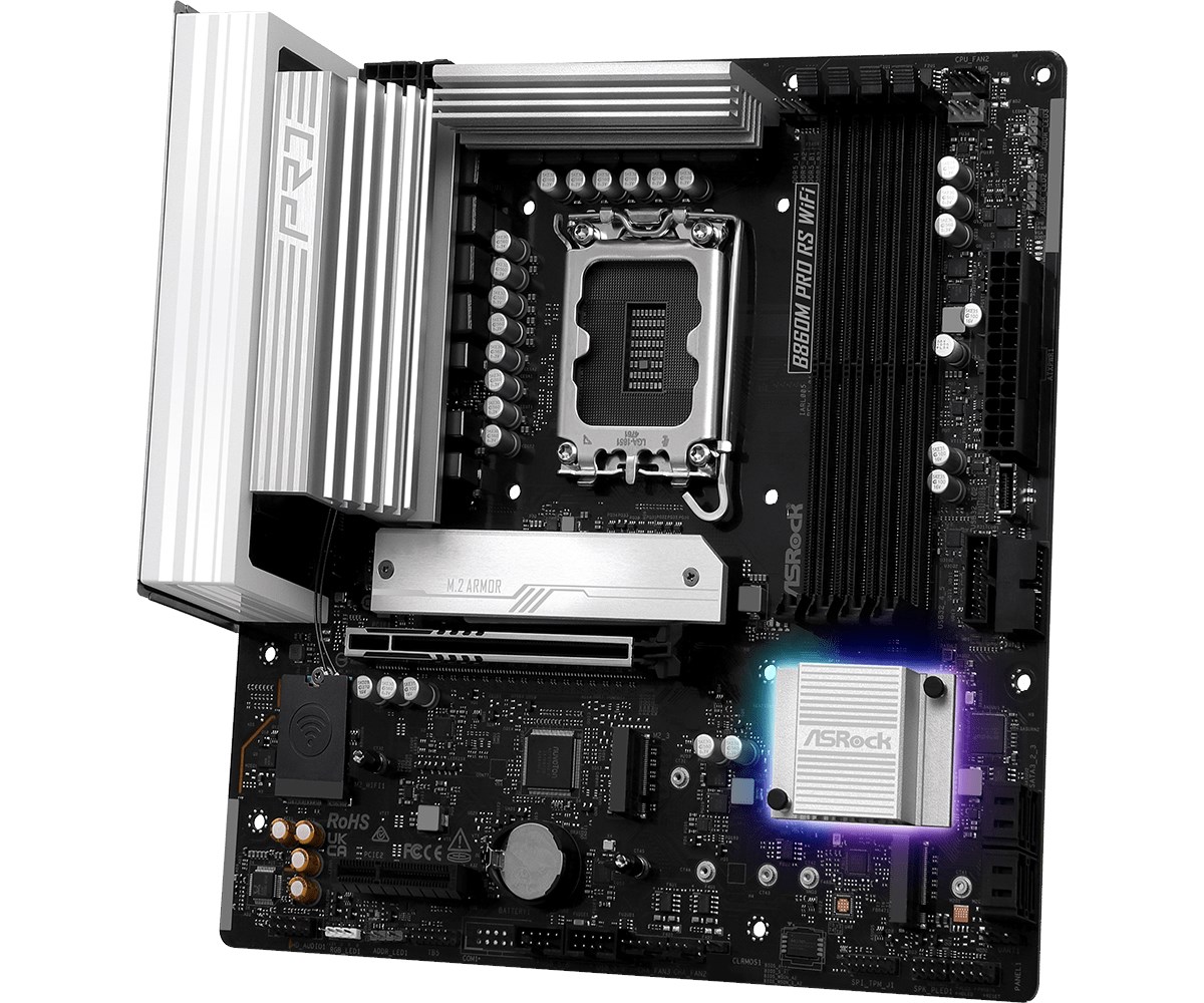 ASRock B860M Pro RS WiFi Motherboard ASRock B860M Pro RS WiFi Motherboard