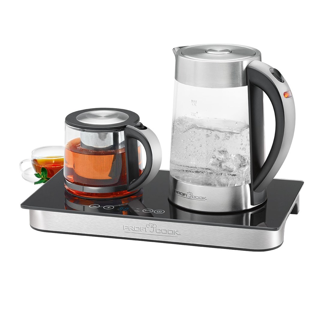 ProfiCook PC-TKS 1056 electric kettle 1.7 L Black, Stainless steel, Transparent ProfiCook PC-TKS 1056 electric kettle 1.7 L Black, Stainless steel, Transparent
