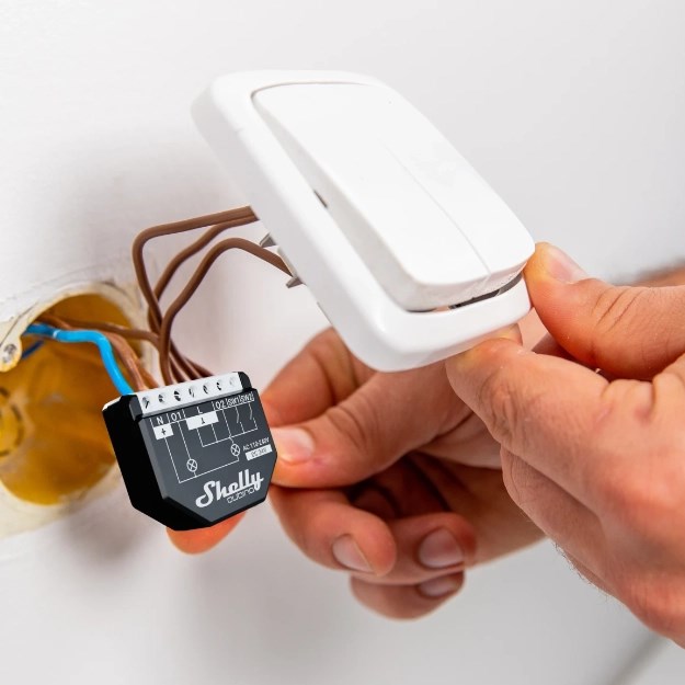 Shelly Qubino WAVE 2PM Smart switch Black Shelly Qubino WAVE 2PM Smart switch Black