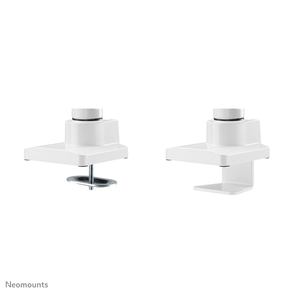 Neomounts NM-D775WHITEPLUS Monitor arm 10-49" - gas spring - Topfix - 180°-stop Neomounts NM-D775WHITEPLUS Monitor arm 10-49" - gas spring - Topfix - 180°-stop