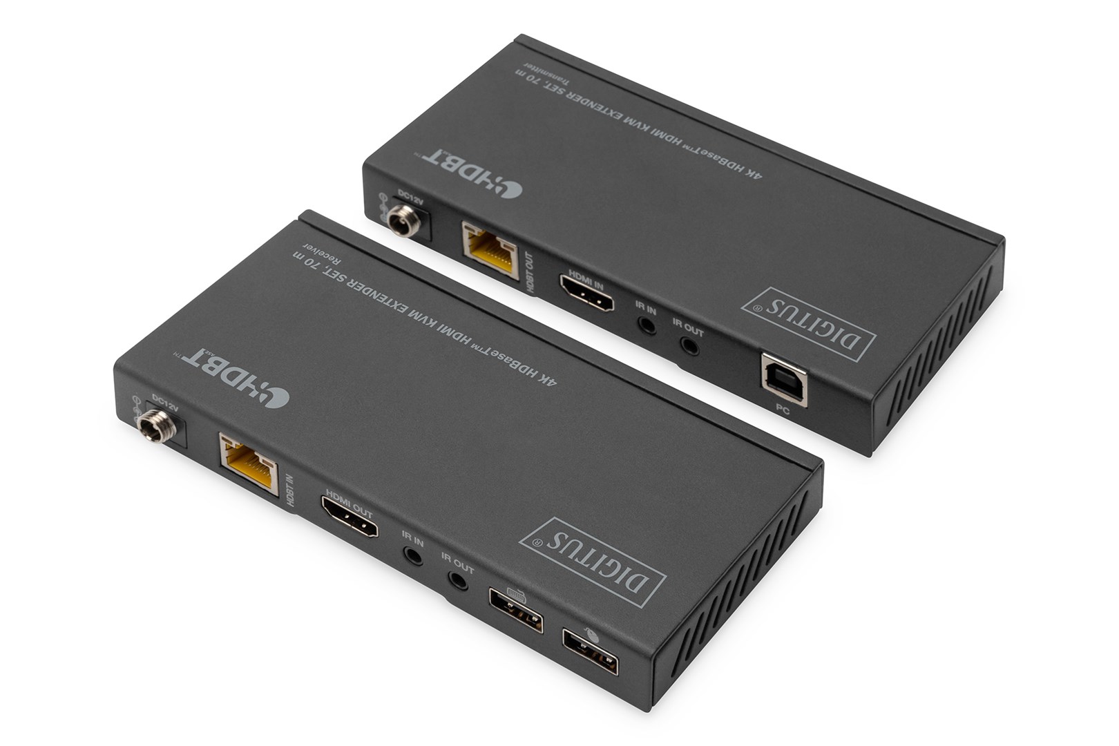 Digitus 4K HDBaseT™ HDMI KVM Extender Set, 70 m Digitus 4K HDBaseT™ HDMI KVM Extender Set, 70 m