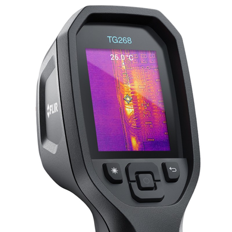 FLIR TG268 Infrarot-Thermometer -25 bis+400°C Black Built-in display LCD 320 x 240 pixels FLIR TG268 Infrarot-Thermometer -25 bis+400°C Black Built-in display LCD 320 x 240 pixels
