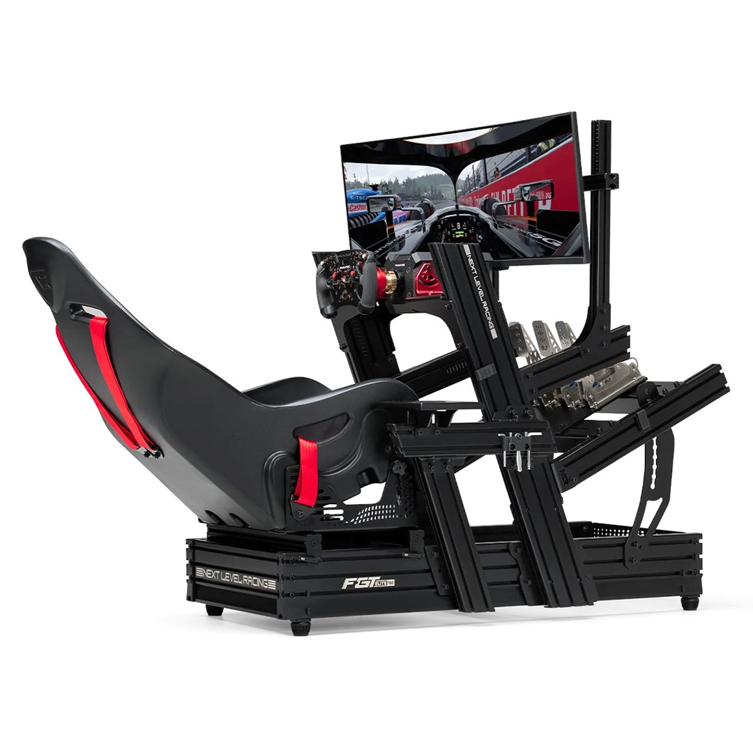 Next Level Racing F-GT Elite 160 Front & Side Mount Edition NLR-E026 - cockpit Next Level Racing F-GT Elite 160 Front & Side Mount Edition NLR-E026 - cockpit