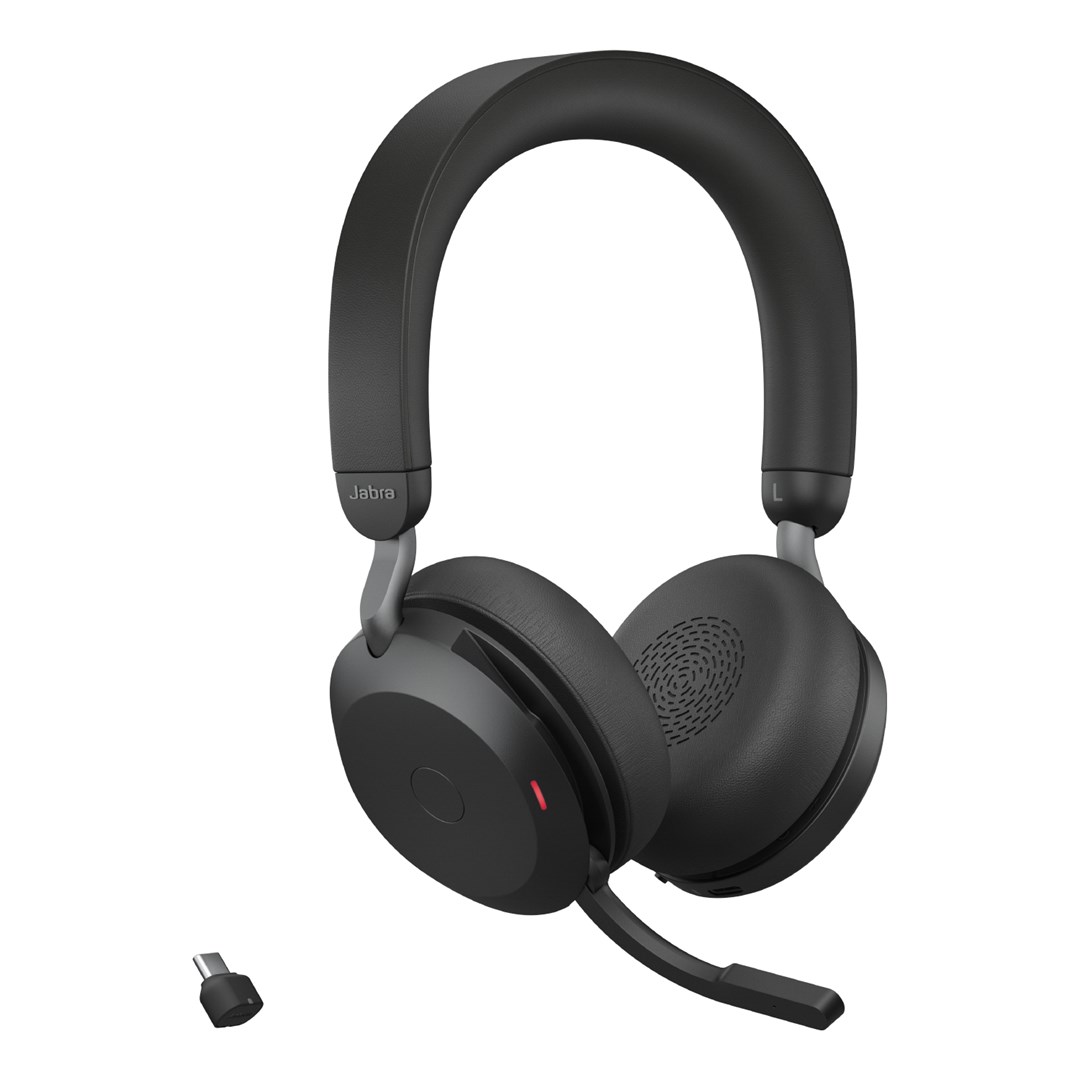 Jabra Evolve2 75 - USB-C UC with Desk Stand - Black Jabra Evolve2 75 - USB-C UC with Desk Stand - Black