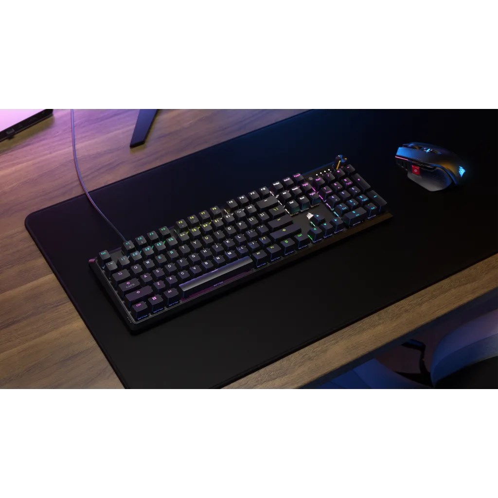 Corsair | Mechanical Gaming Keyboard | K70 CORE RGB | Gaming keyboard | Wired | N/A | Black | USB Type-A | RED Corsair | Mechanical Gaming Keyboard | K70 CORE RGB | Gaming keyboard | Wired | N/A | Black | USB Type-A | RED