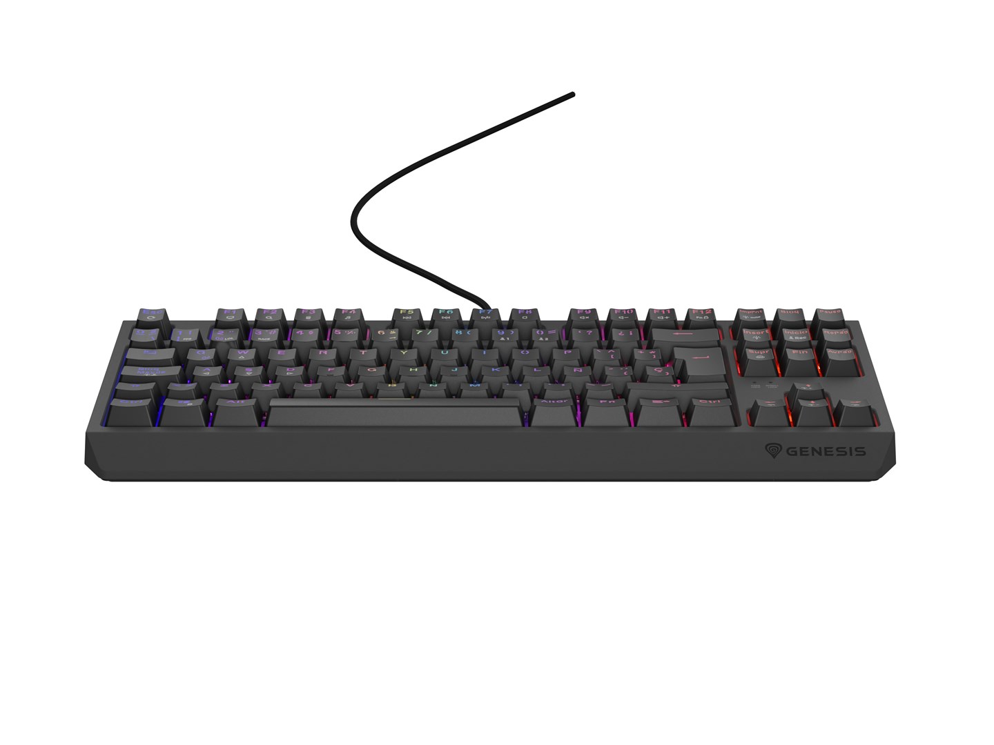 GENESIS Thor 230 TKL keyboard Gaming USB QWERTY Spanish Black GENESIS Thor 230 TKL keyboard Gaming USB QWERTY Spanish Black