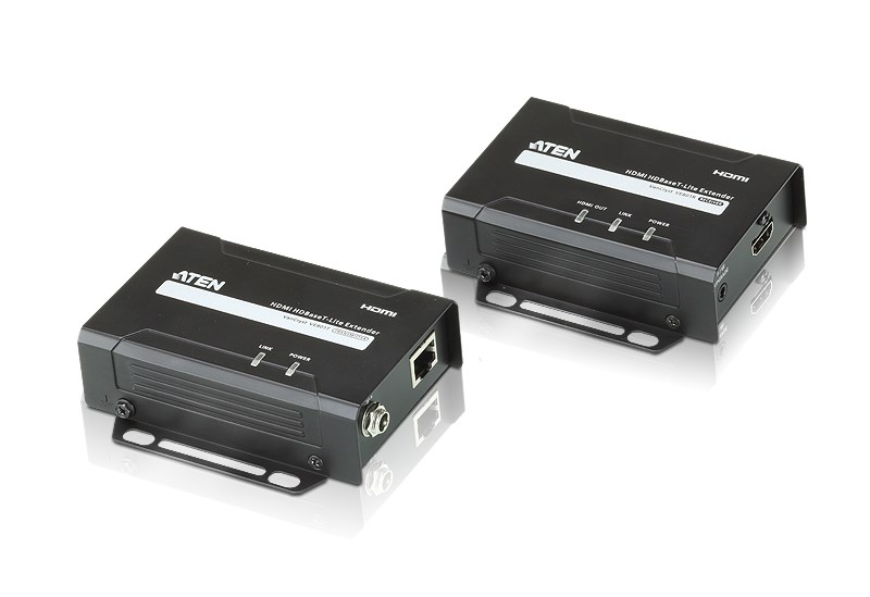 ATEN HDMI Extender (T+R) over 1 CAT5e/6 Cable (70m) ,4K / HDBaseT-Lite (Class B) ATEN HDMI Extender (T+R) over 1 CAT5e/6 Cable (70m) ,4K / HDBaseT-Lite (Class B)