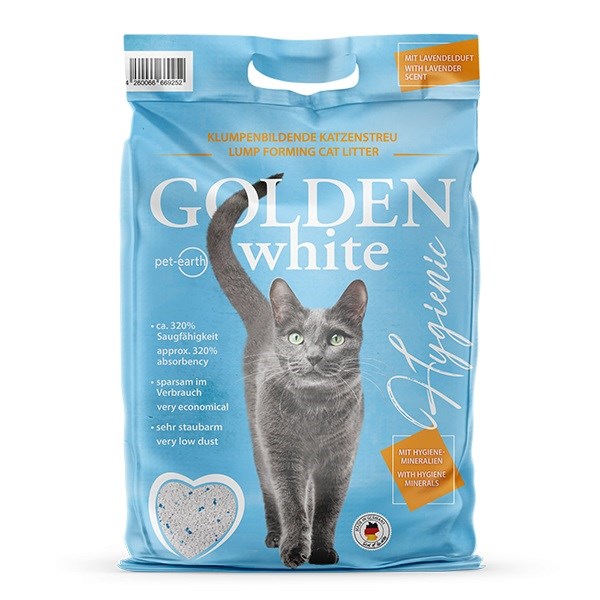 GOLDEN White Hygienic - bentonite litter - 14kg GOLDEN White Hygienic - bentonite litter - 14kg
