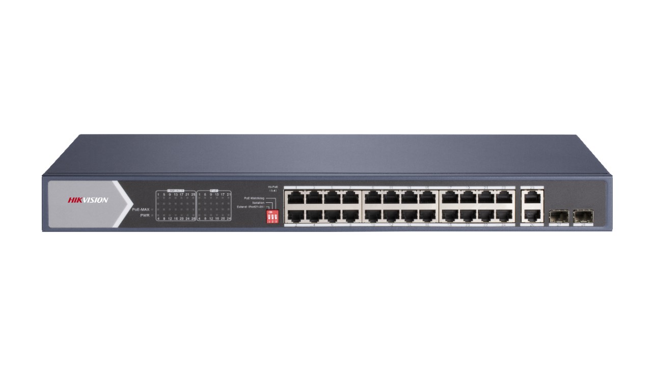 Hikvision Switch PoE 28-port L2 unmanaged DS-3E0528HP-E Hikvision Switch PoE 28-port L2 unmanaged DS-3E0528HP-E