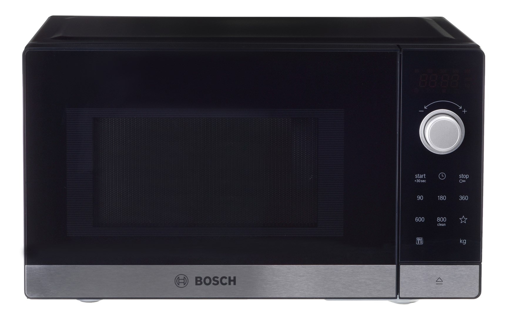 Bosch Serie 2 FFL023MS2 microwave Countertop Solo microwave 20 L 800 W Black, Stainless steel Bosch Serie 2 FFL023MS2 microwave Countertop Solo microwave 20 L 800 W Black, Stainless steel