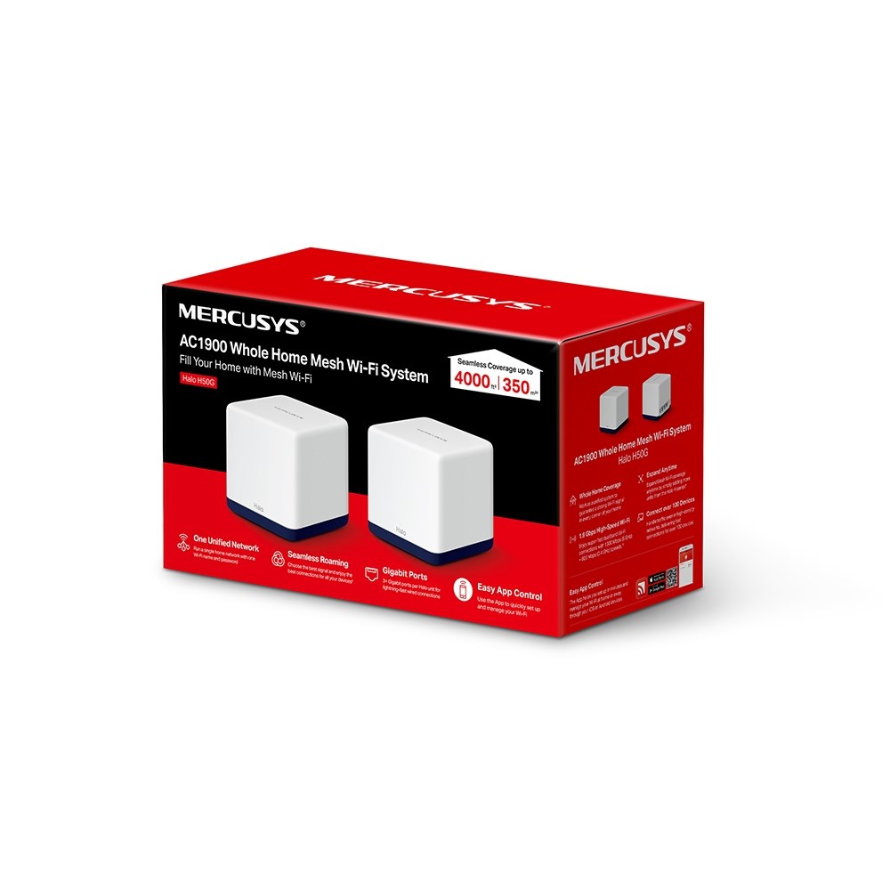 Mercusys AC1900 Whole Home Mesh Wi-Fi System Mercusys AC1900 Whole Home Mesh Wi-Fi System