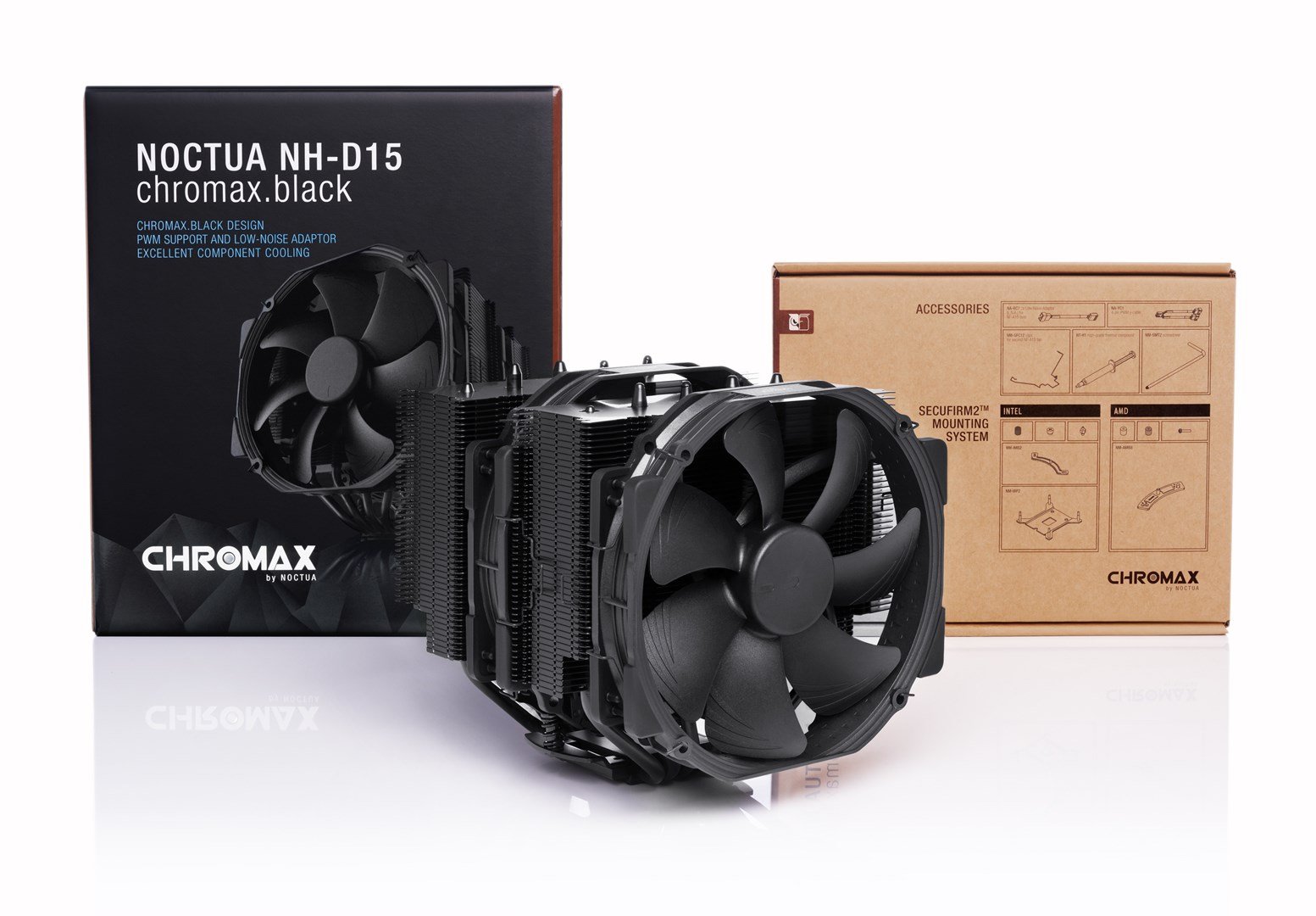 Noctua NH-D15 chromax.black Processor Cooler 15 cm Noctua NH-D15 chromax.black Processor Cooler 15 cm