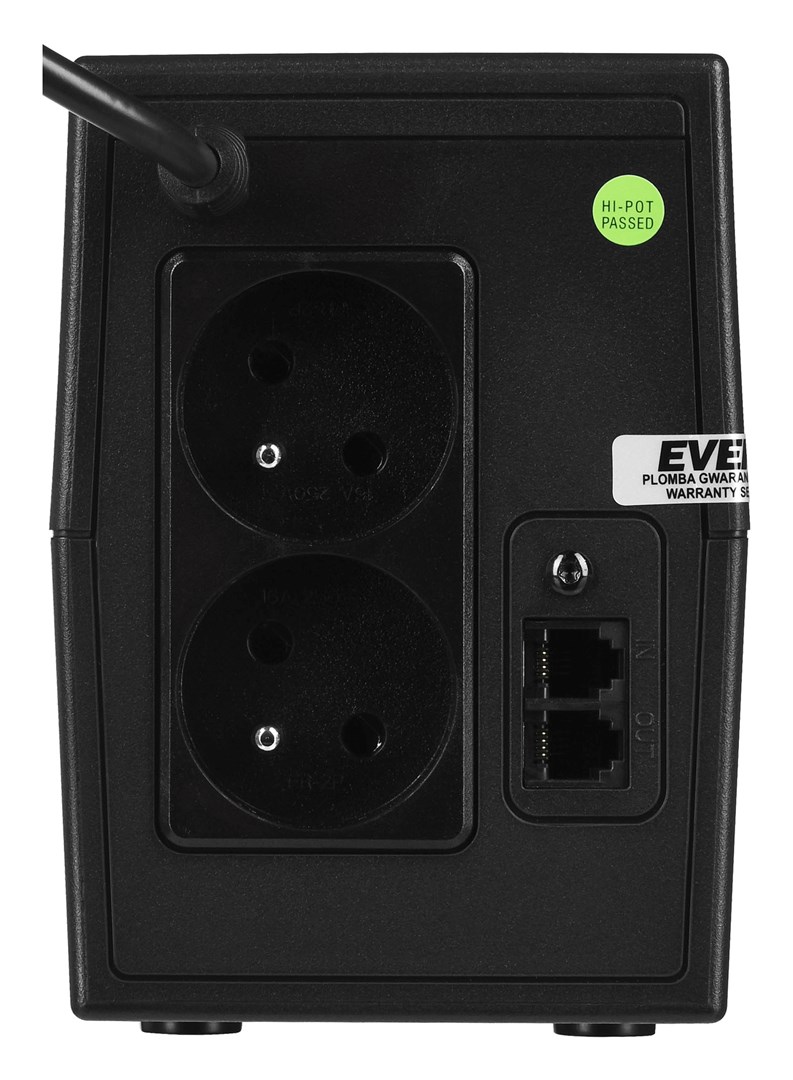 Ever EASYLINE 850 AVR USB Line-Interactive 0.85 kVA 480 W 2 AC outlet(s) Ever EASYLINE 850 AVR USB Line-Interactive 0.85 kVA 480 W 2 AC outlet(s)