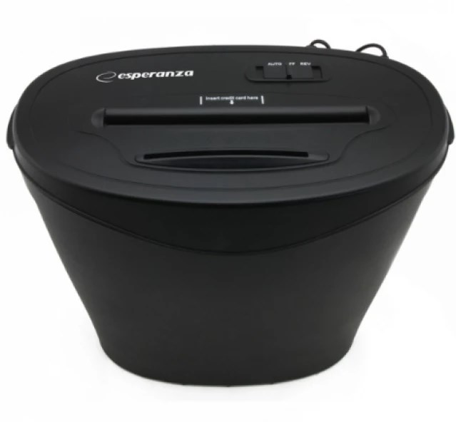Esperanza EN103 paper shredder 22 cm Black Esperanza EN103 paper shredder 22 cm Black
