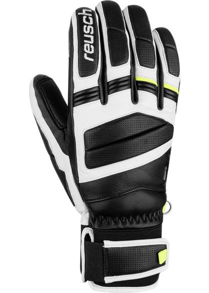 REUSCH MASTER PRO GLOVES SIZE 8.5 black, white and yellow REUSCH MASTER PRO GLOVES SIZE 8.5 black, white and yellow