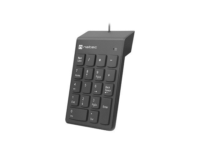 NATEC NUMERIC KEYBOARD GOBY 2 USB BLACK NATEC NUMERIC KEYBOARD GOBY 2 USB BLACK