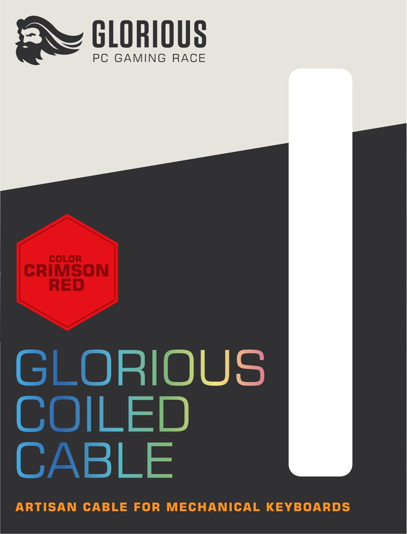Glorious PC Gaming Race Coiled Red 1.37 m Glorious PC Gaming Race Coiled Red 1.37 m