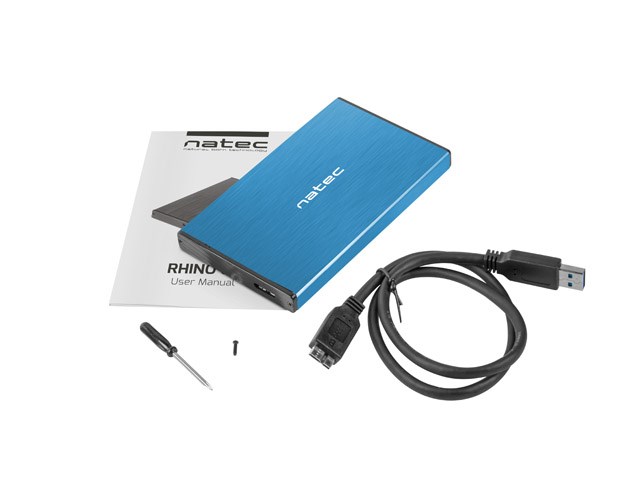 NATEC CASE HDD RHINO GO (USB 3.0, 2.5", BLUE) NATEC CASE HDD RHINO GO (USB 3.0, 2.5", BLUE)
