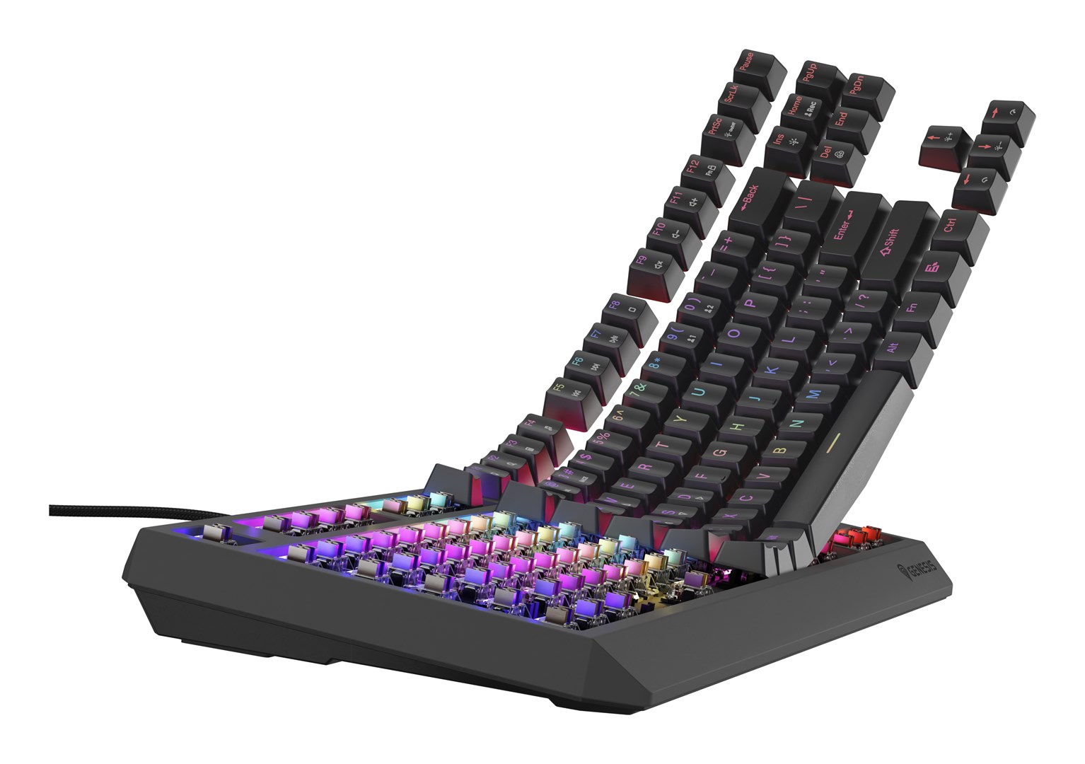 GENESIS Thor 230 TKL keyboard Gaming USB QWERTY US English Black GENESIS Thor 230 TKL keyboard Gaming USB QWERTY US English Black
