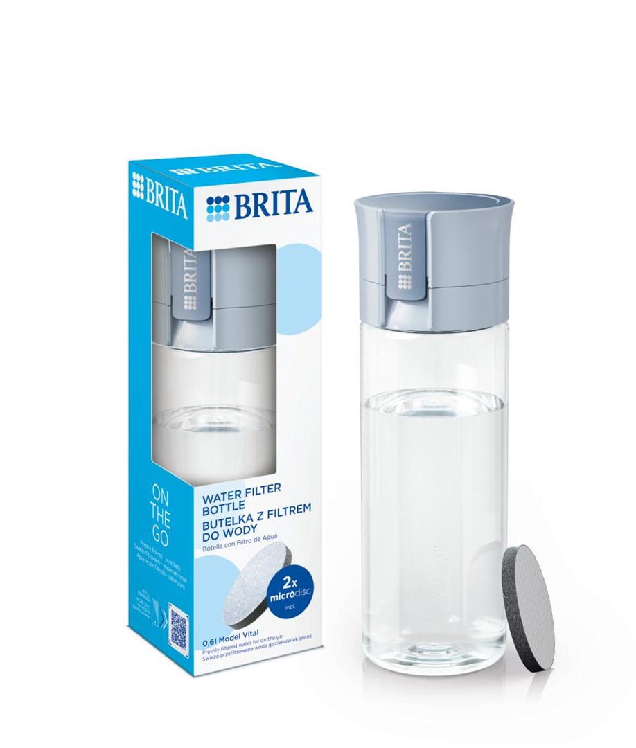 Brita Vital blue 2-disc filter bottle Brita Vital blue 2-disc filter bottle