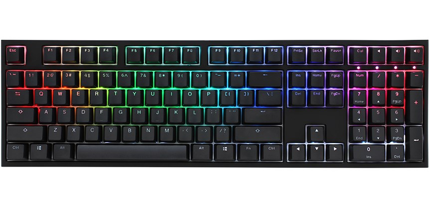 Ducky ONE 2 RGB keyboard Gaming USB German Black Ducky ONE 2 RGB keyboard Gaming USB German Black