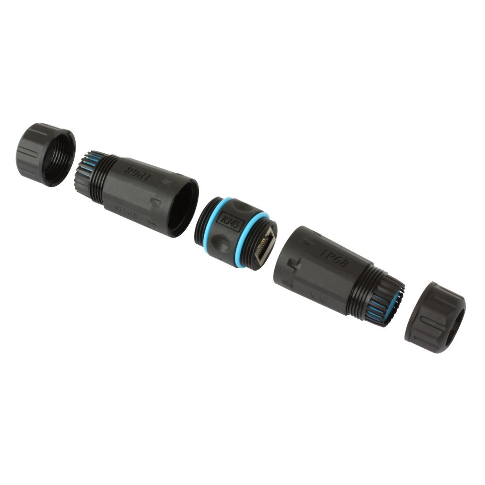 Techly IWP-MD C6-IP68T cable gender changer RJ-45 Black Techly IWP-MD C6-IP68T cable gender changer RJ-45 Black
