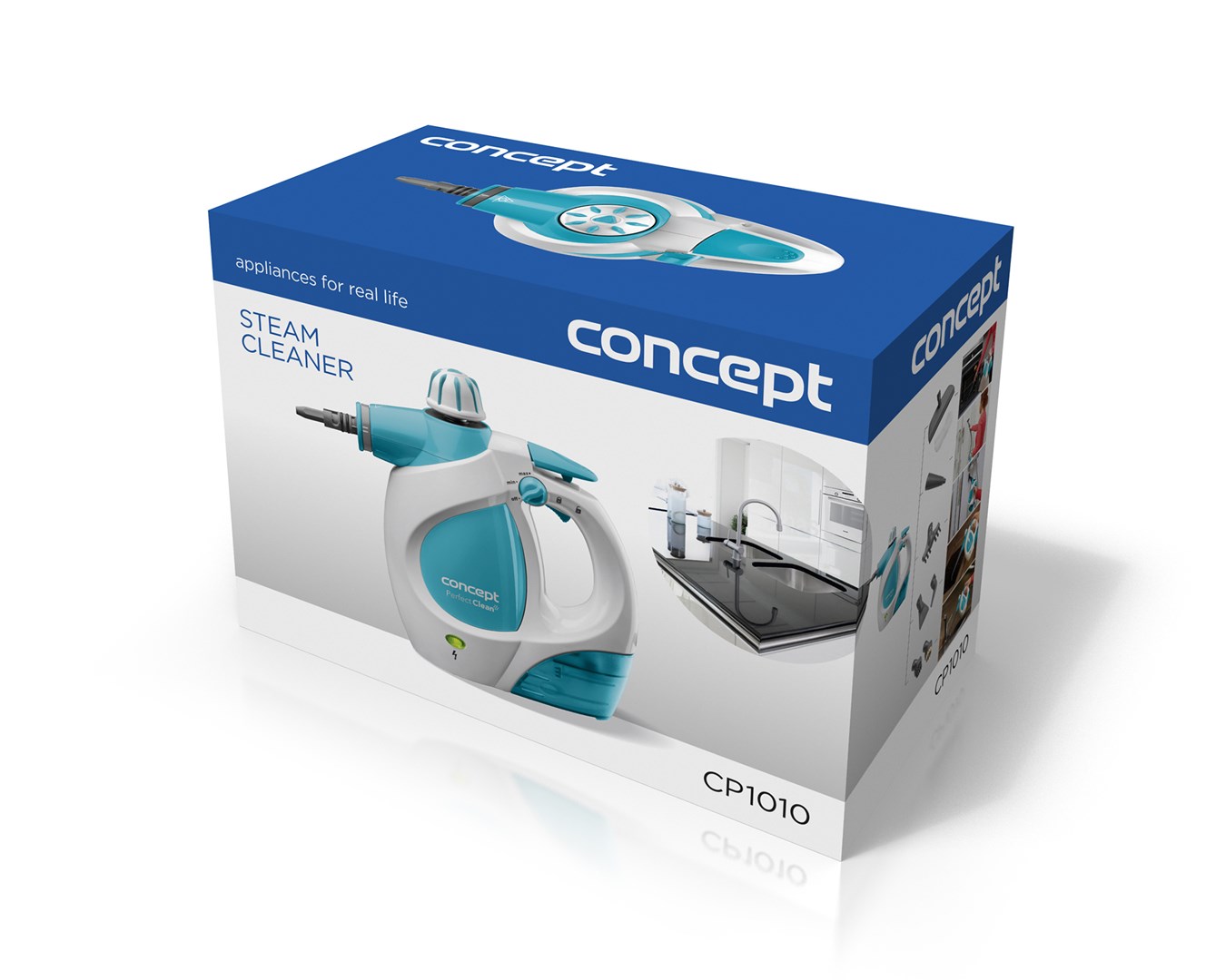 Concept cp1010 Portable steam cleaner 0.4 L 1200 W Concept cp1010 Portable steam cleaner 0.4 L 1200 W