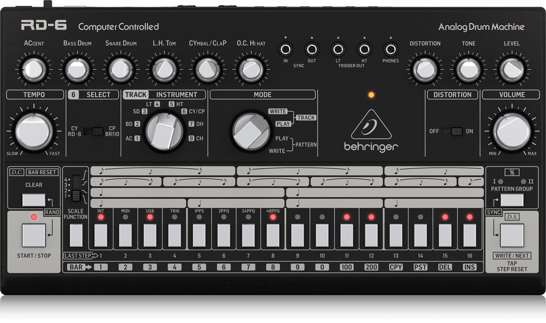 Behringer RD-6-BK rhythm & drum machine Behringer RD-6-BK rhythm & drum machine