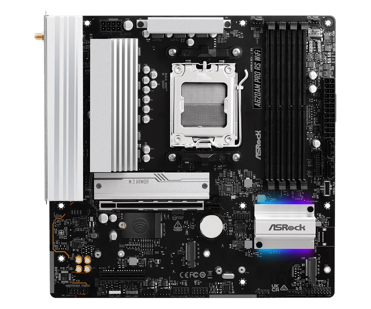 Asrock A620AM PRO RS WIFI motherboard Asrock A620AM PRO RS WIFI motherboard