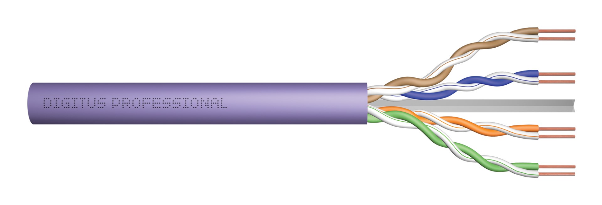 Digitus CAT 6 U/UTP installation cable, 500 m, Dca Digitus CAT 6 U/UTP installation cable, 500 m, Dca
