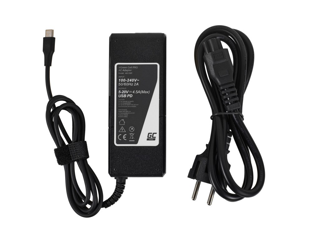 Green Cell AD139P power adapter/inverter Universal 90 W Black Green Cell AD139P power adapter/inverter Universal 90 W Black