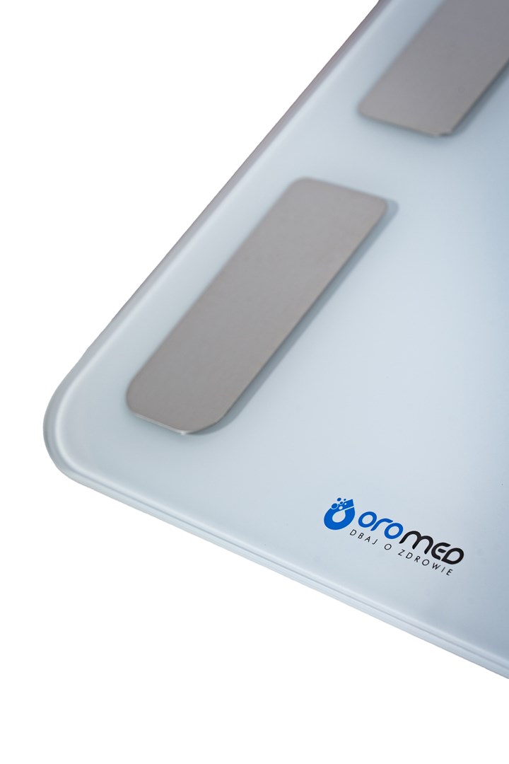 Electronic bathroom scale OROMED ORO-BLUETOOTH SMART white Electronic bathroom scale OROMED ORO-BLUETOOTH SMART white