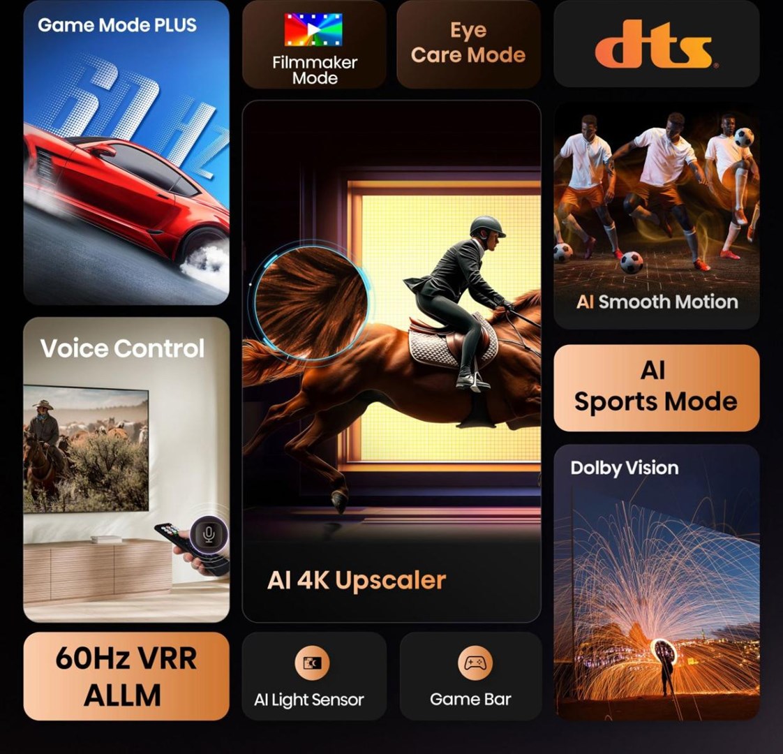 Hisense 43A6Q TV 109.2 cm (43") 4K Ultra HD Smart TV Wi-Fi Black 300 cd/m² Hisense 43A6Q TV 109.2 cm (43") 4K Ultra HD Smart TV Wi-Fi Black 300 cd/m²