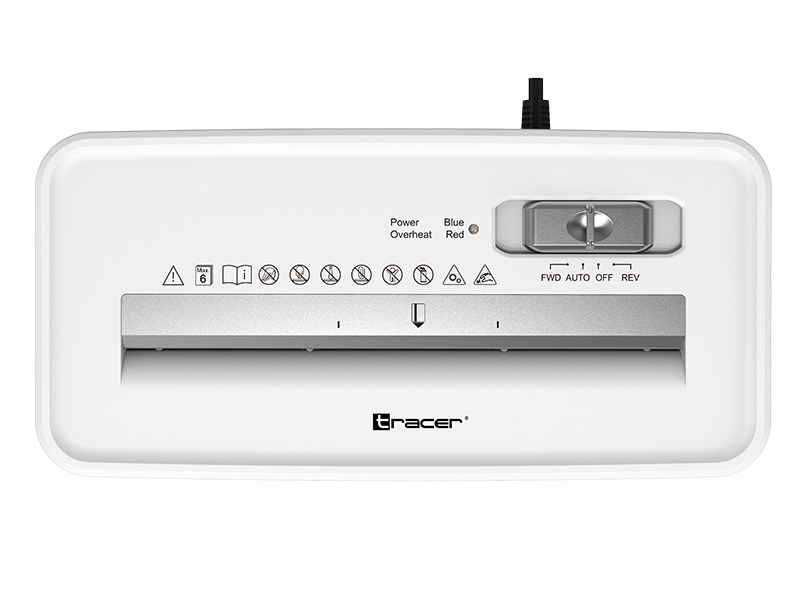 Tracer Razor 3 Paper Shredder White Tracer Razor 3 Paper Shredder White