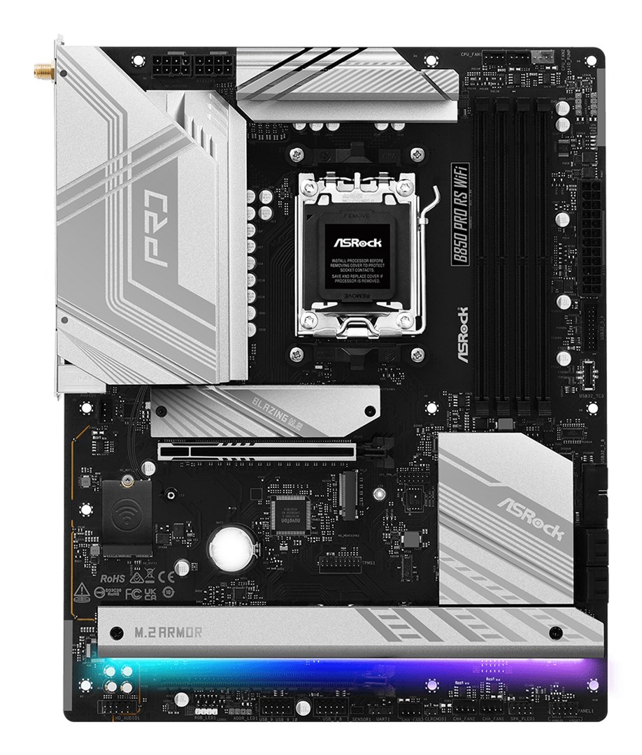 Asrock B850 Pro RS WiFi AMD B850 Socket AM5 ATX Asrock B850 Pro RS WiFi AMD B850 Socket AM5 ATX