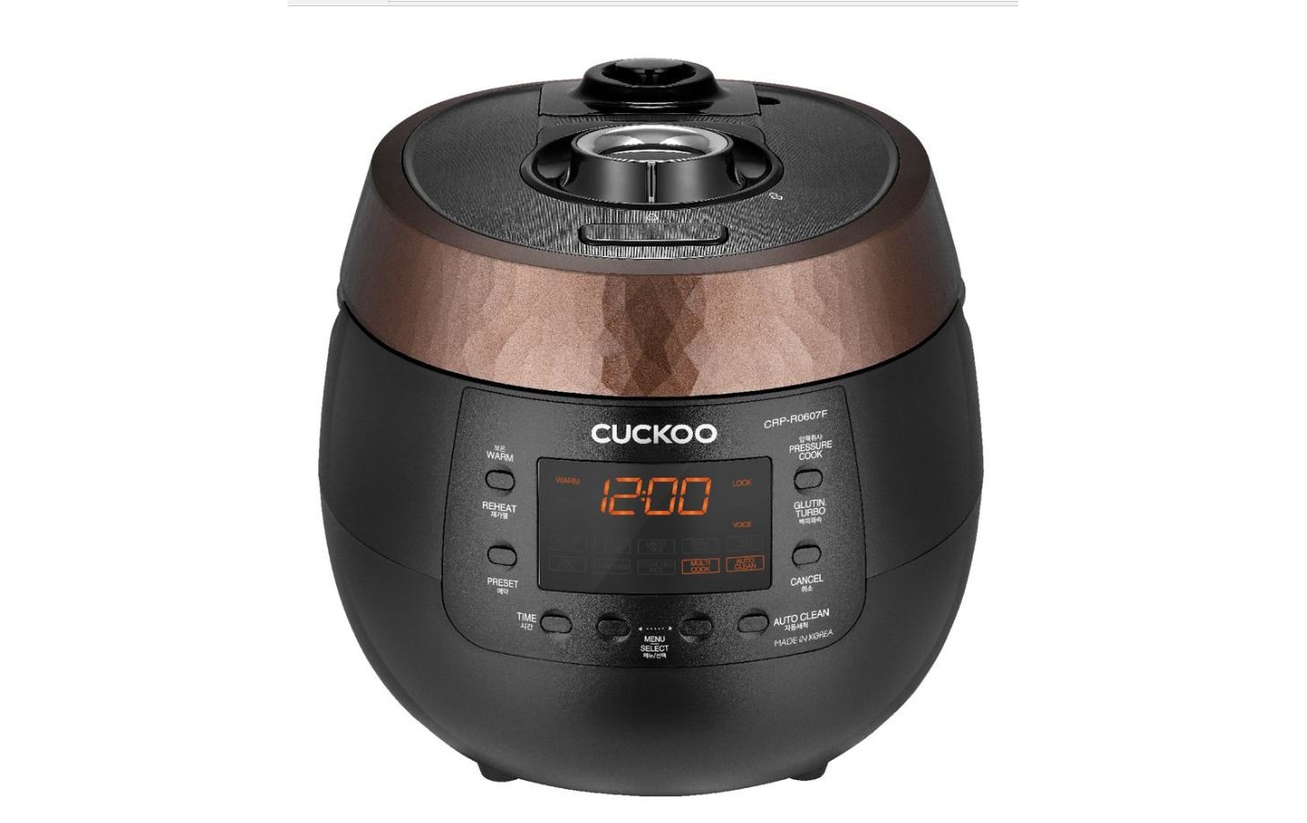 Cuckoo CRP-R0607F rice cooker 1.08 L 890 W Black, Brown Cuckoo CRP-R0607F rice cooker 1.08 L 890 W Black, Brown