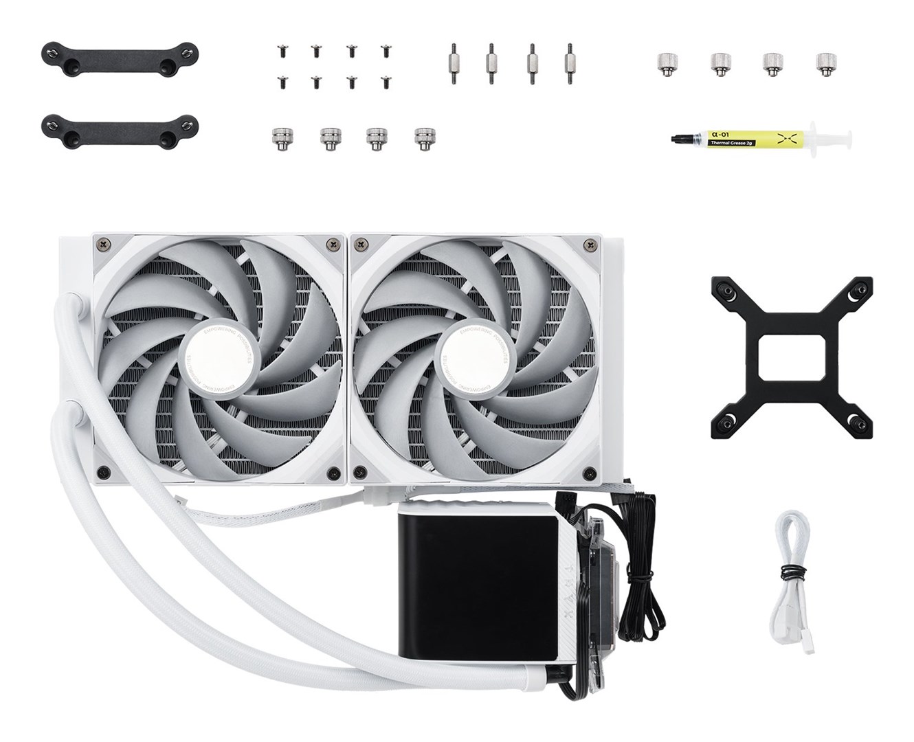 TRYX PANORAMA 280 Processor Liquid cooling kit 14 cm White 1 pc(s) TRYX PANORAMA 280 Processor Liquid cooling kit 14 cm White 1 pc(s)