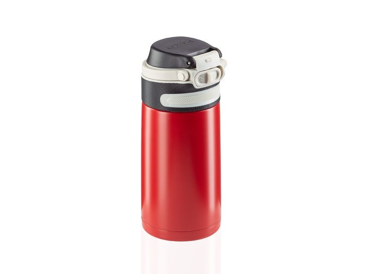 Leifheit 03245 travel mug 350 ml Black, Red Stainless steel Leifheit 03245 travel mug 350 ml Black, Red Stainless steel
