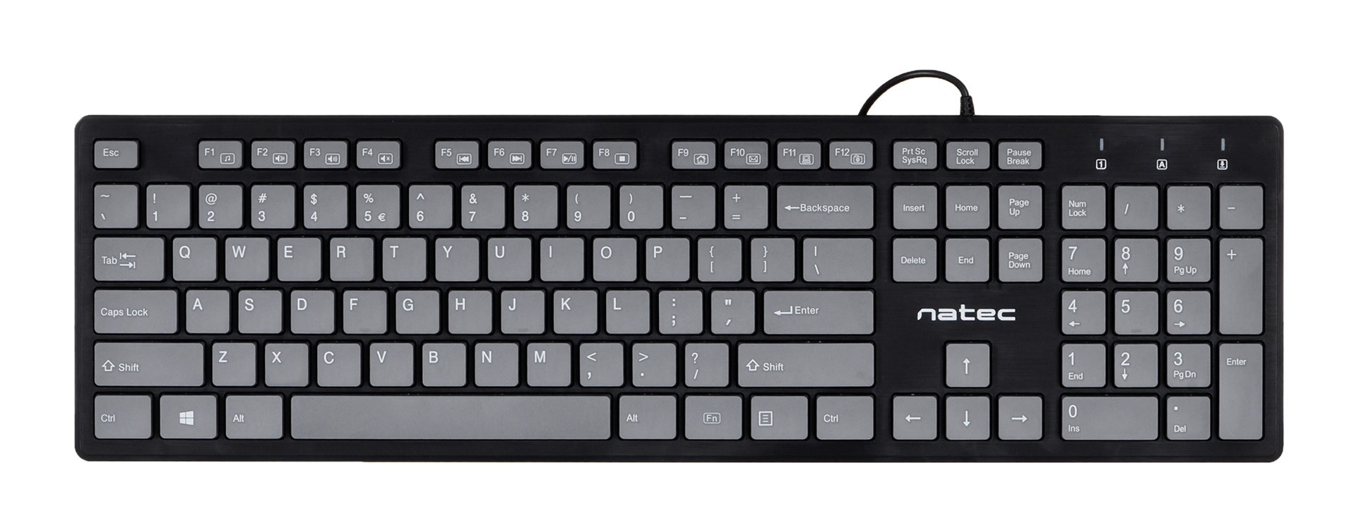NATEC Discus 2 keyboard USB USB US Slim NATEC Discus 2 keyboard USB USB US Slim