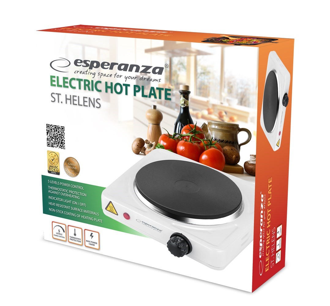 Esperanza EKH013W White Electric stove Esperanza EKH013W White Electric stove