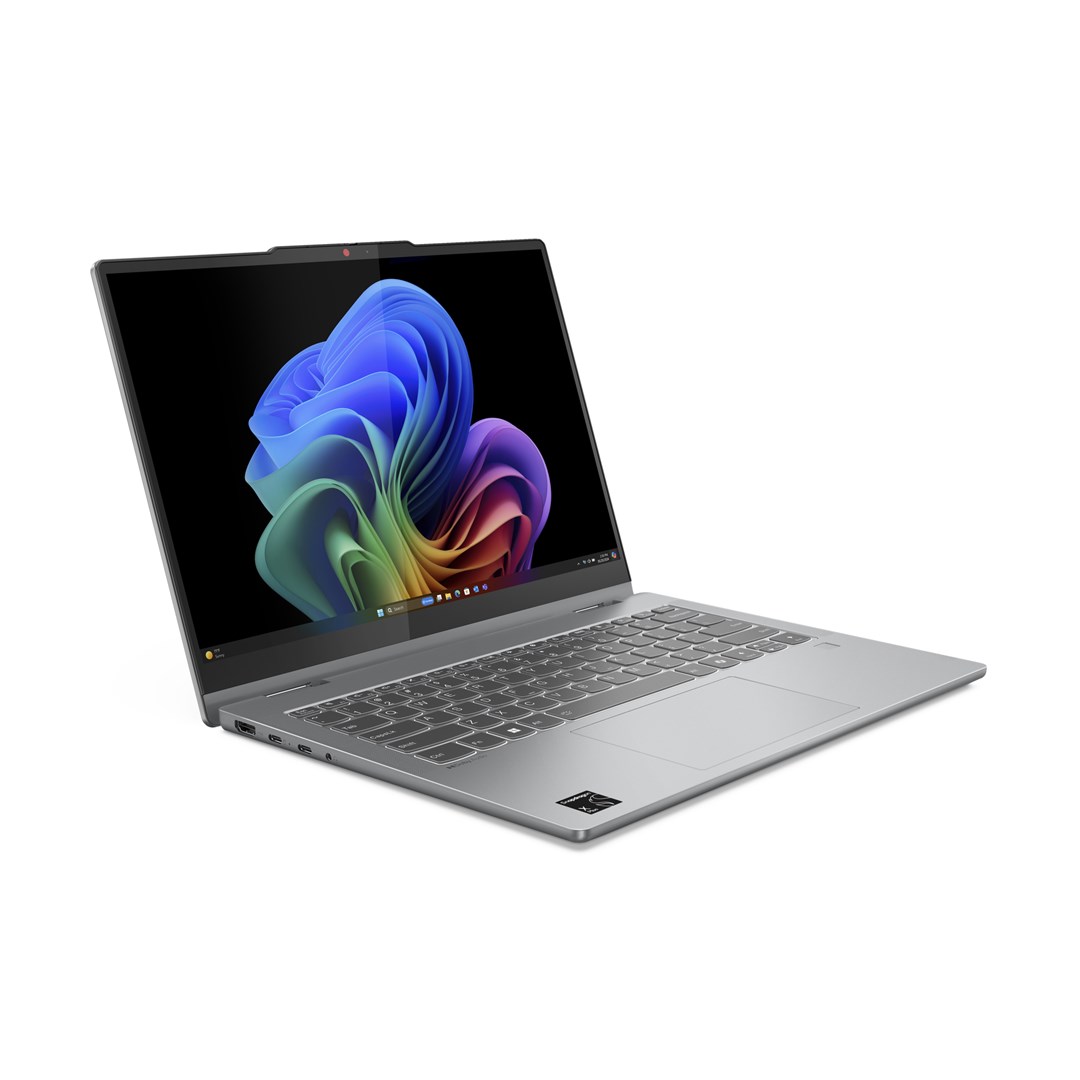 Lenovo IdeaPad 5 2-in-1 14Q8X9 Copilot+ PC Qualcomm Snapdragon X1P-42-100 Hybrid (2-in-1) 35.6 cm (14") Touchscreen WUXGA 16 GB LPDDR5x-SDRAM 512 GB SSD Wi-Fi 7 (802.11be) Windows 11 Home Grey Lenovo IdeaPad 5 2-in-1 14Q8X9 Copilot+ PC Qualcomm Snapdragon X1P-42-100 Hybrid (2-in-1) 35.6 cm (14") Touchscreen WUXGA 16 GB LPDDR5x-SDRAM 512 GB SSD Wi-Fi 7 (802.11be) Windows 11 Home Grey