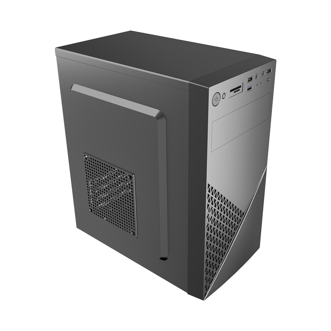 Gembird CCC-FC-K170-600W Office computer case Fornax K170, mATX, black + 600W 80PLUS bronze PSU Gembird CCC-FC-K170-600W Office computer case Fornax K170, mATX, black + 600W 80PLUS bronze PSU