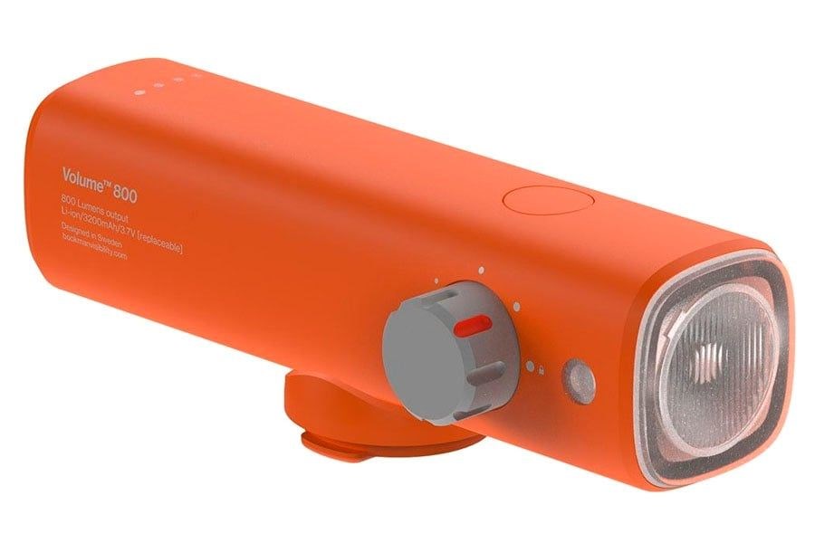 BOOKMAN Volume Front 800 bicycle light Orange BOOKMAN Volume Front 800 bicycle light Orange