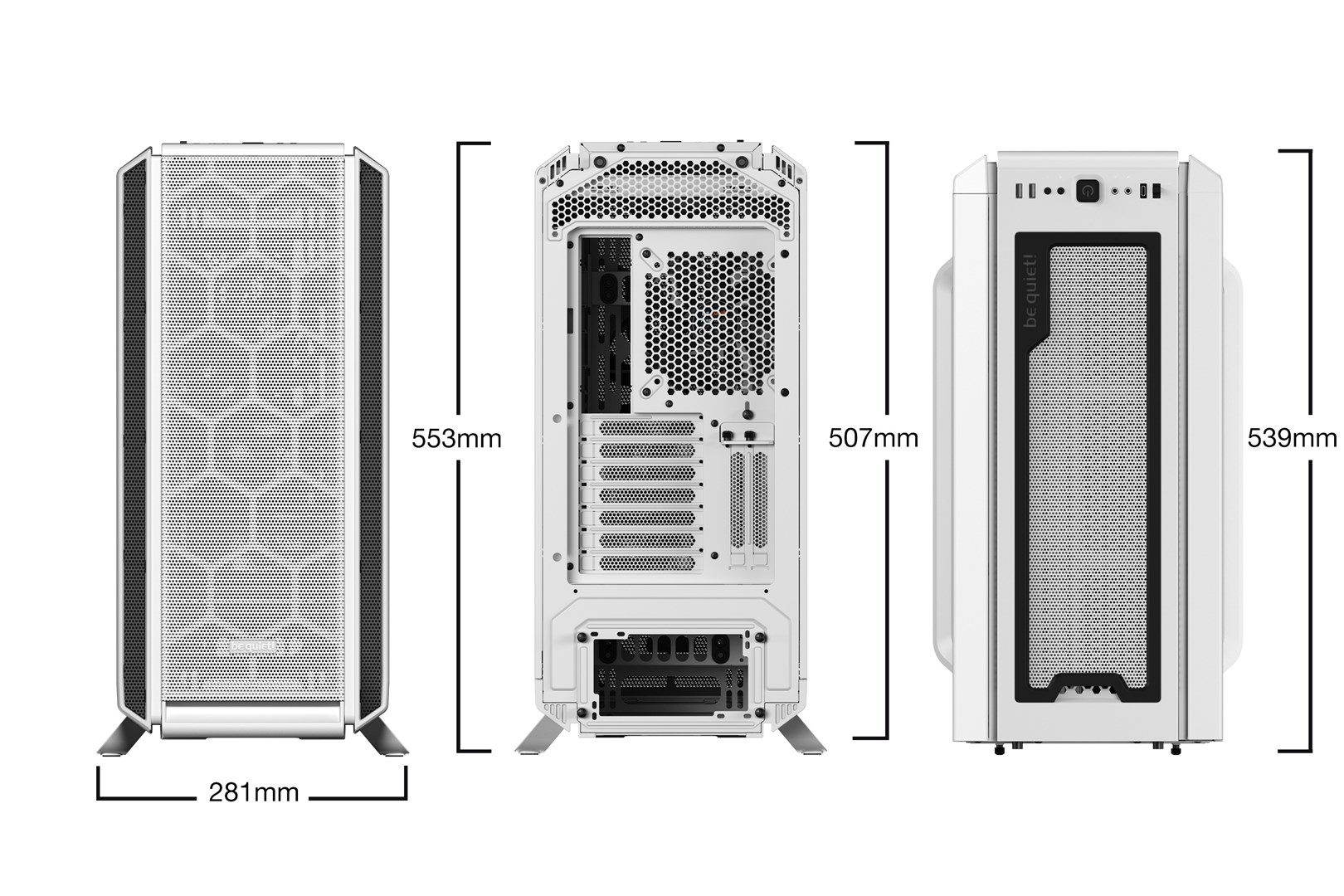 be quiet! Silent Base 802 White Midi Tower be quiet! Silent Base 802 White Midi Tower