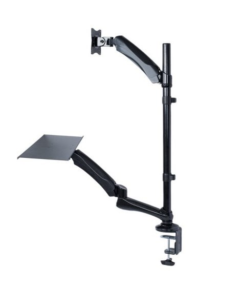 Maclean Monitor and Keyboard Mount, for Standing Up Work, MC-681 Maclean Monitor and Keyboard Mount, for Standing Up Work, MC-681