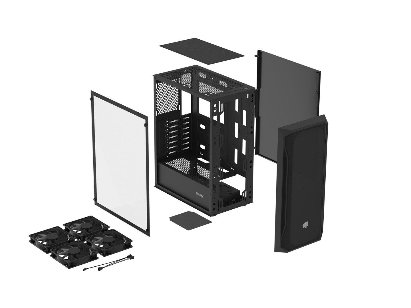 FURY Shobo SH4F Midi Tower Black FURY Shobo SH4F Midi Tower Black